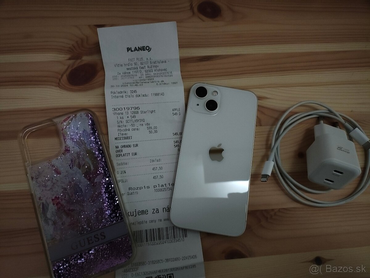 Iphone13 Starlight 128gb top stav