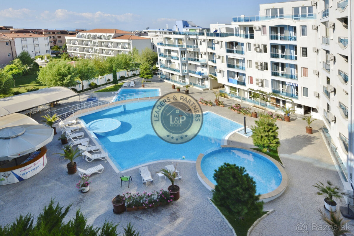 Apartmán 2+kk s bazénom Nesebar-Bulharsko