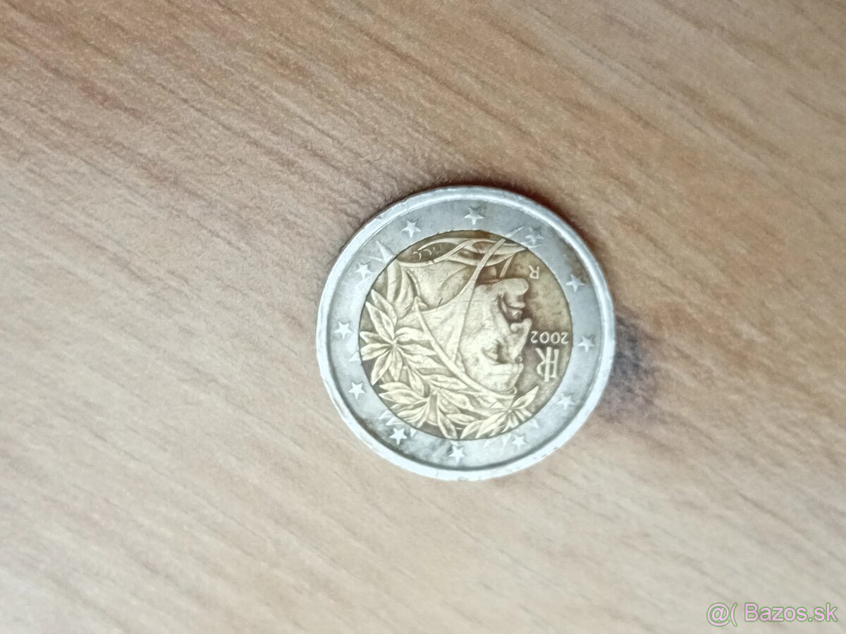 2 euro minca dánte