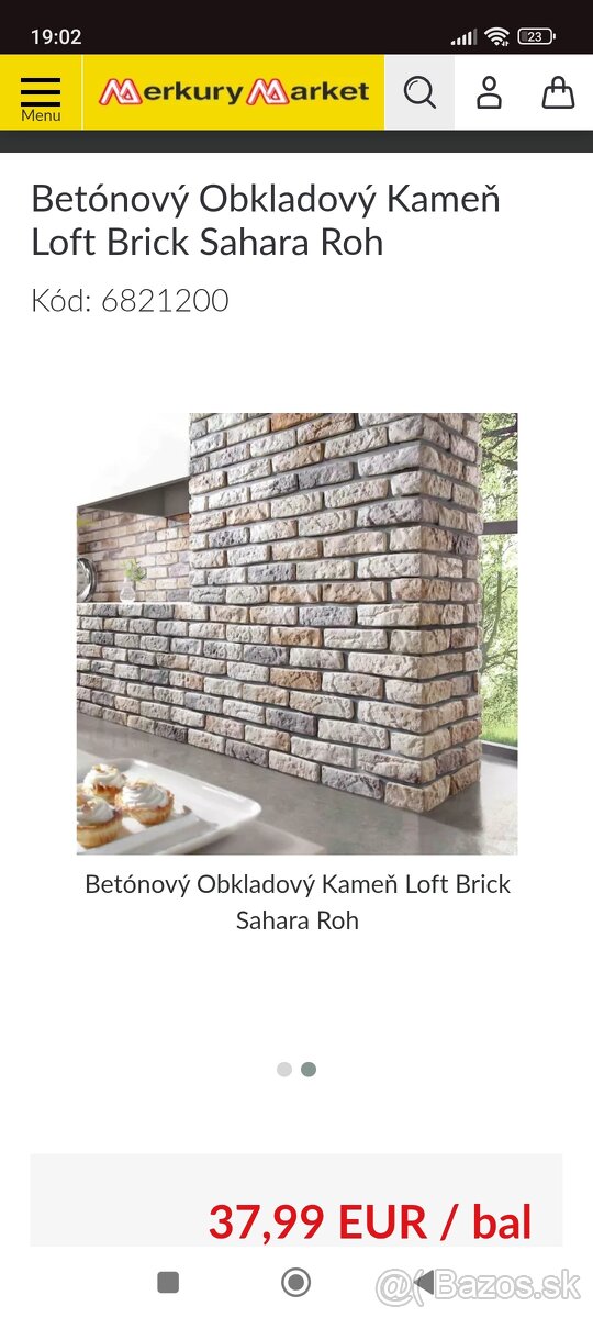 Obklad Sahara Brick Roh