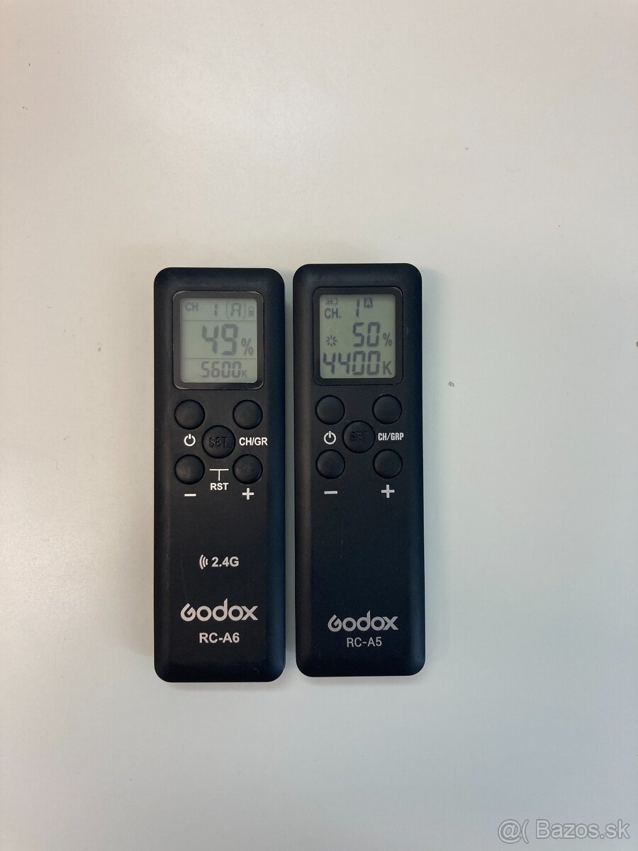 diaľkové ovládanie Godox RC-A5 a RC-A6.