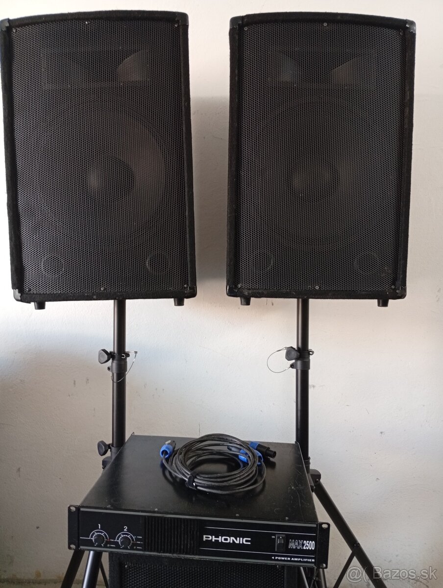 Aparatúra 2x300W RMS