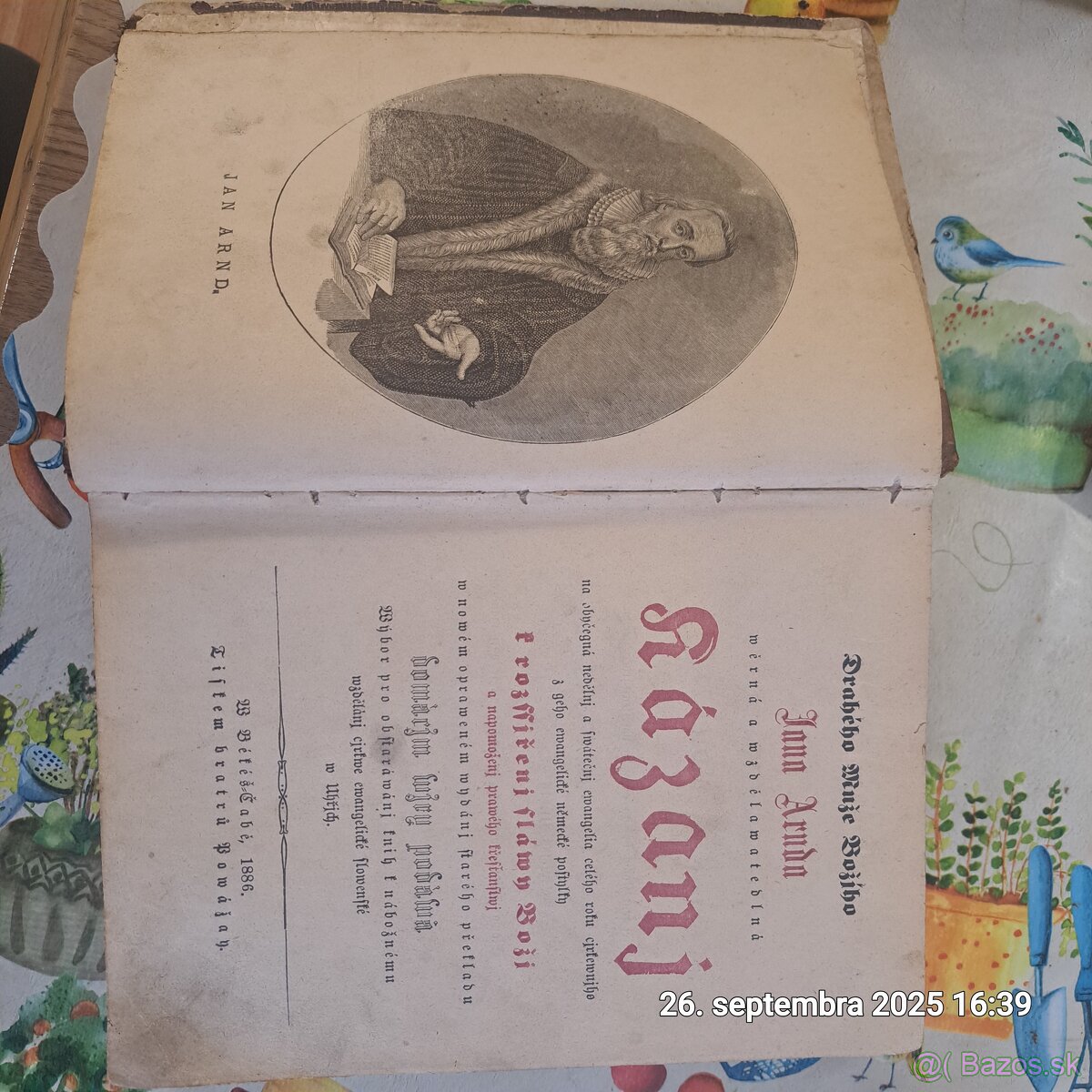 Predam tuto staru bibliu z roku 1886