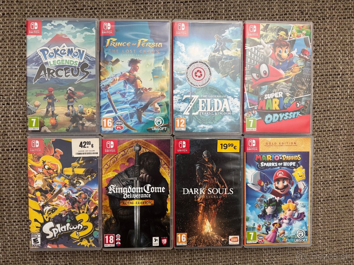 Predám hry na Nintendo Switch