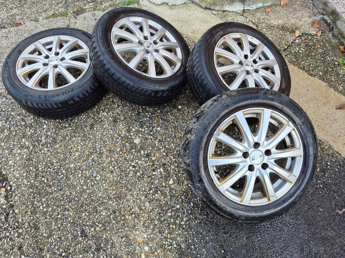 Predám pneumatiky 185/60 r15 na diskoch