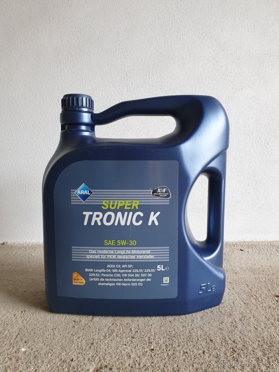 Motorový olej - Aral 15F477 - Super Tronic K 5W-30 - 5L