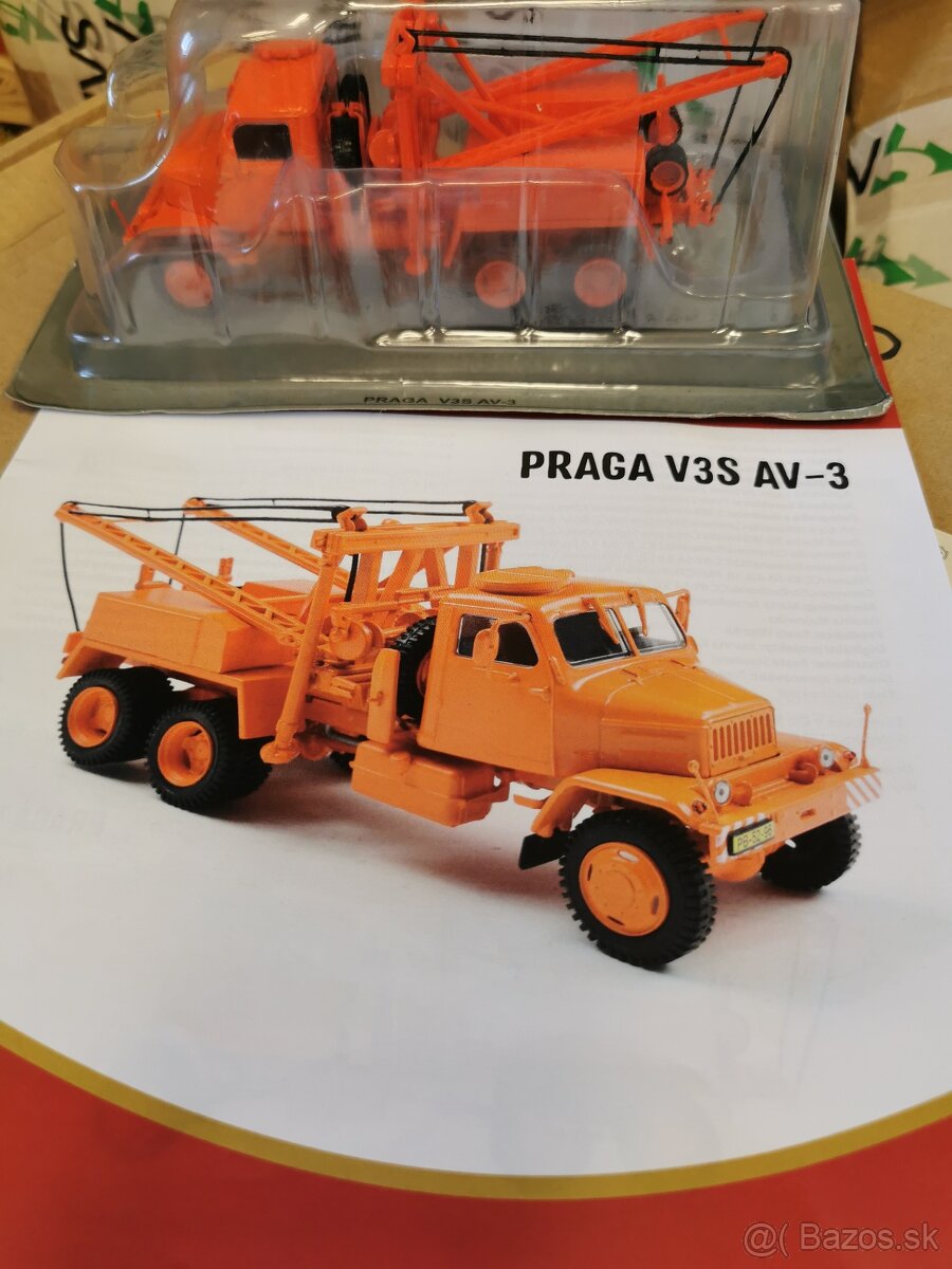 Model auto praga v3s 1:43 de agostini