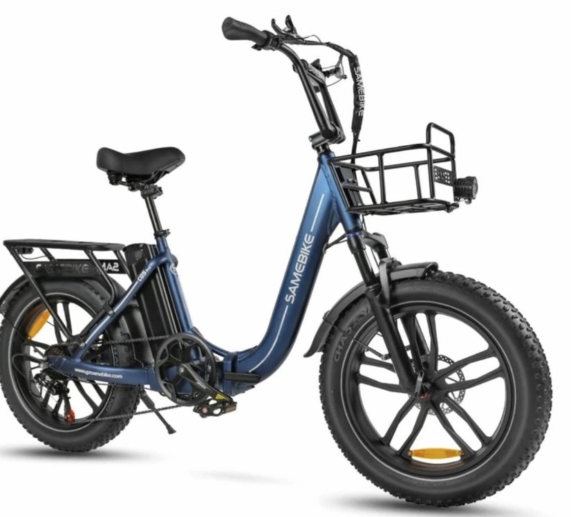 Elektrický skladací bicykel FATBIKE ALUMINIUM rám 500W motor
