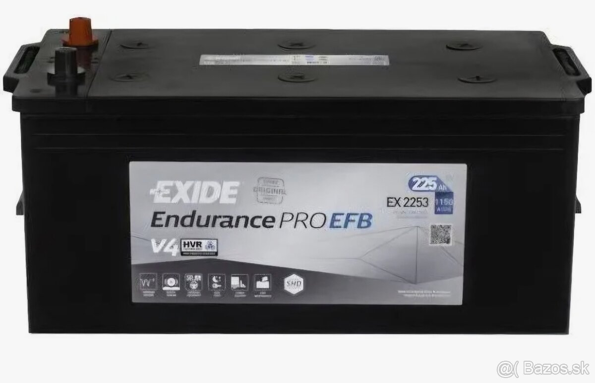 Autobatéria EXIDE EndurancePRO EFB 225Ah, 12V