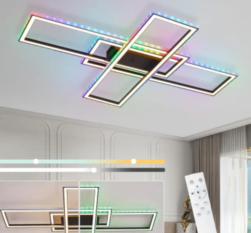 LED stropné svetlo RGB - svietidlo 101cm