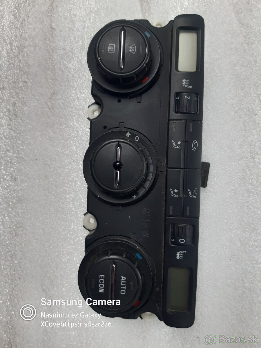 Predam panel klimatizacie,ventilator,riadiacu jednotku motor