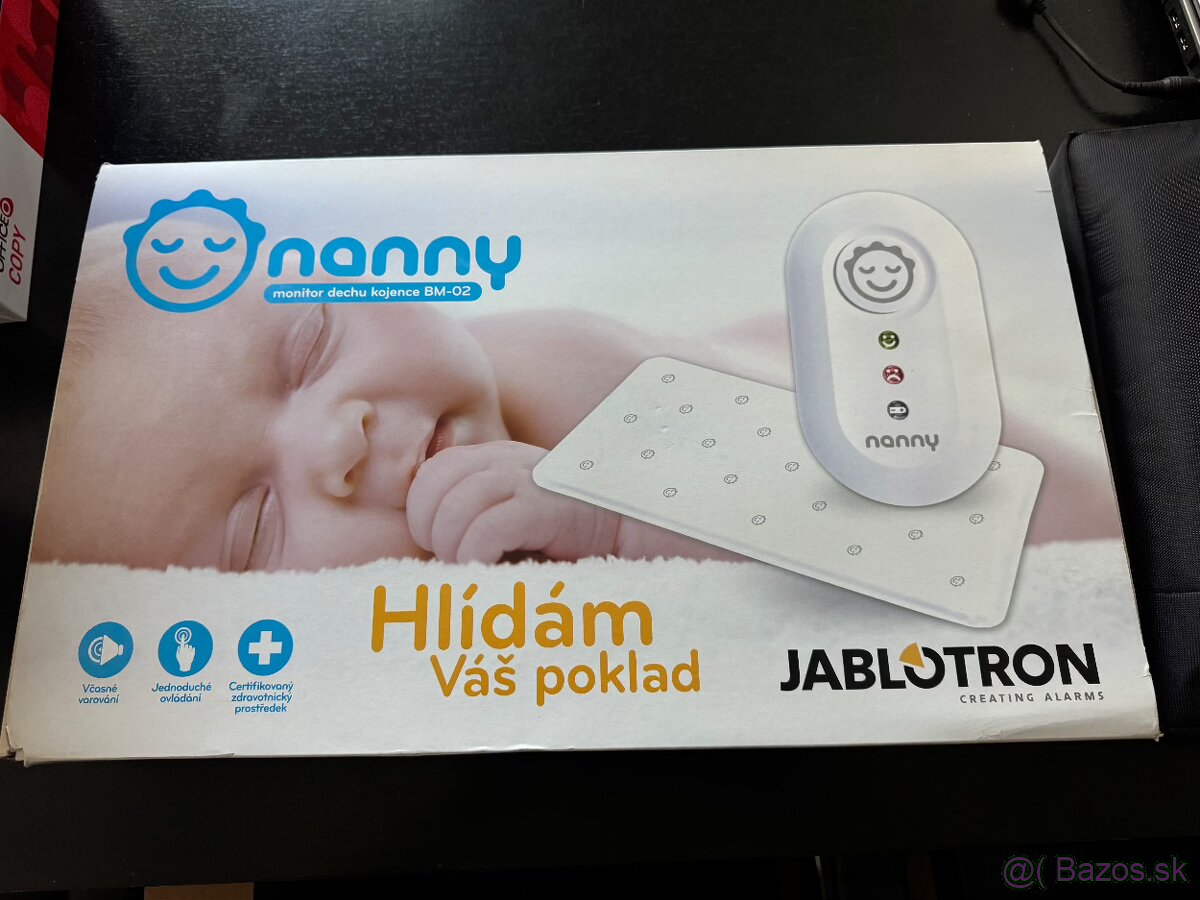 Predám monitor dychu Nanny Jablotron