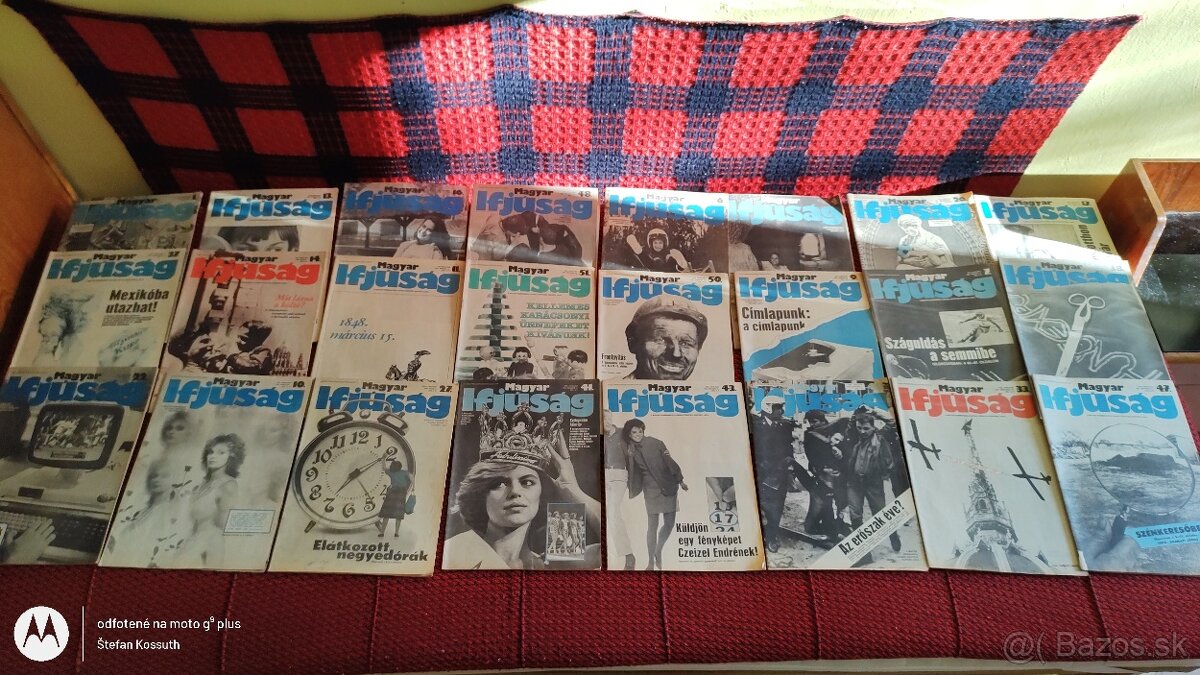 Predám časopisy Magyar Ifjúság 1980 - 1990, zachovalé