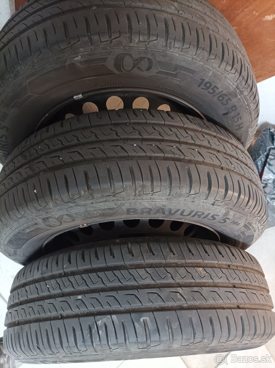 Letne pneumatiky + Disky na Skoda octavia 2