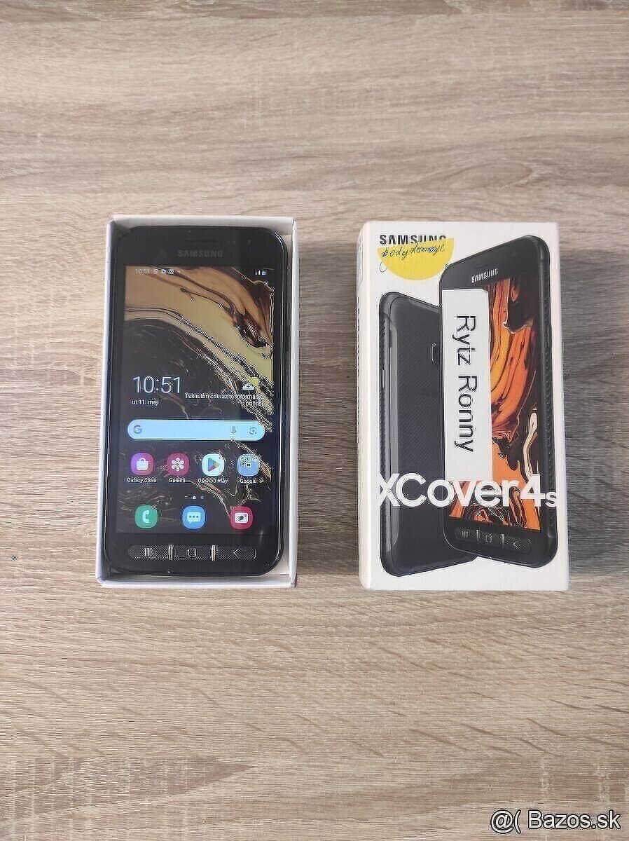 Samsung XCover 4S / 3GB/32GB Black Odolný