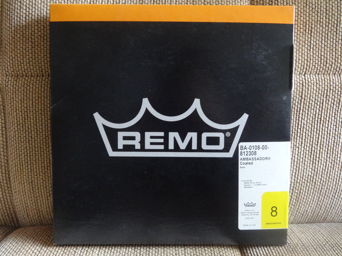 Remo 8'' Ambassador Coated