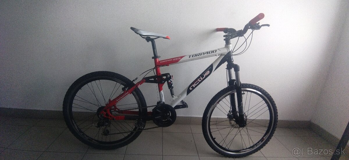 Predám celodpruzeny horsky bicykel torpado 26" kolesa. Serv