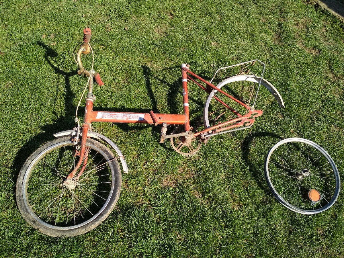 Bicykel skladačka na nahradne diely