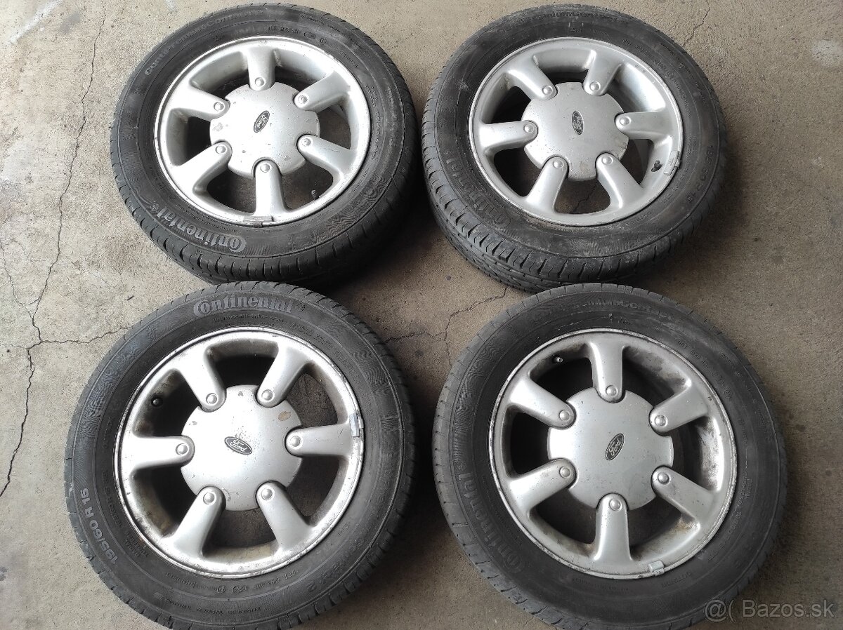 Alu disky 15" 4x108 Ford 195/60 R15
