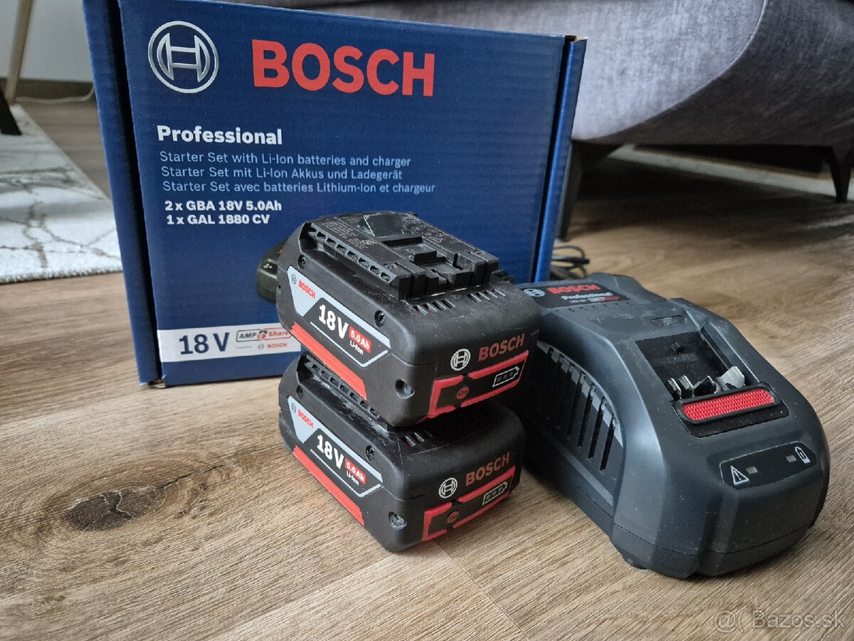 Bosch GAL 1880 + 2 x GBA 18V 5Ah