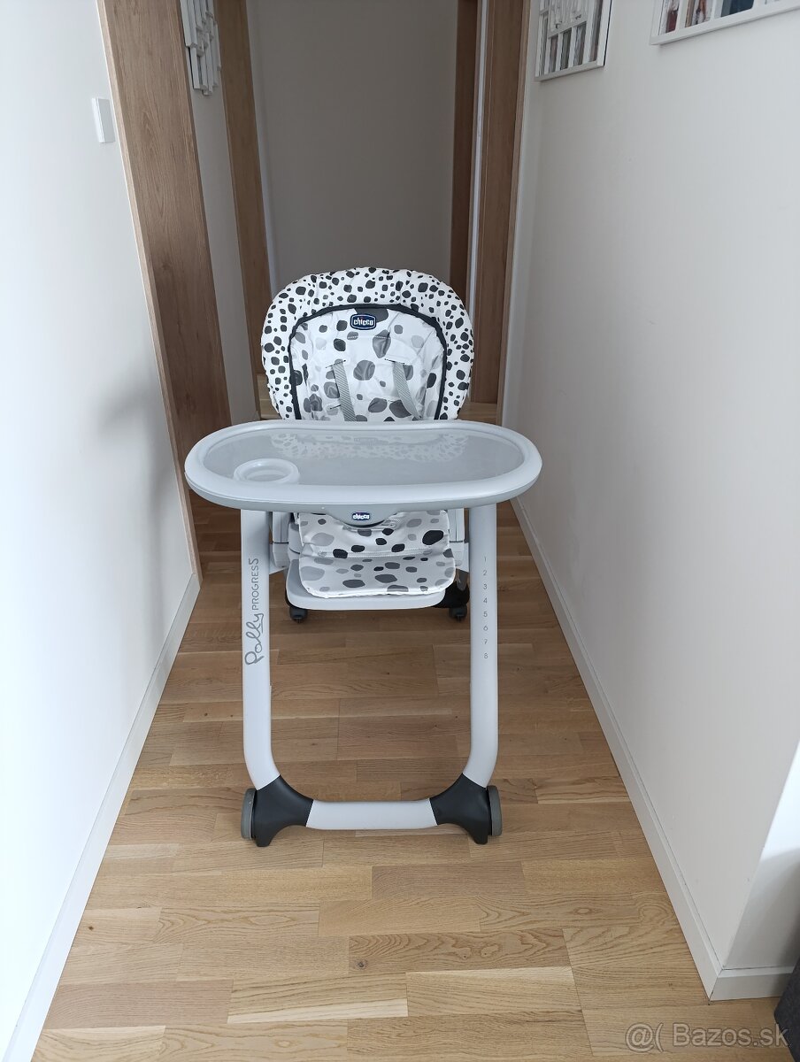 Jedálenská stolička Chicco Polly progress 5 v1