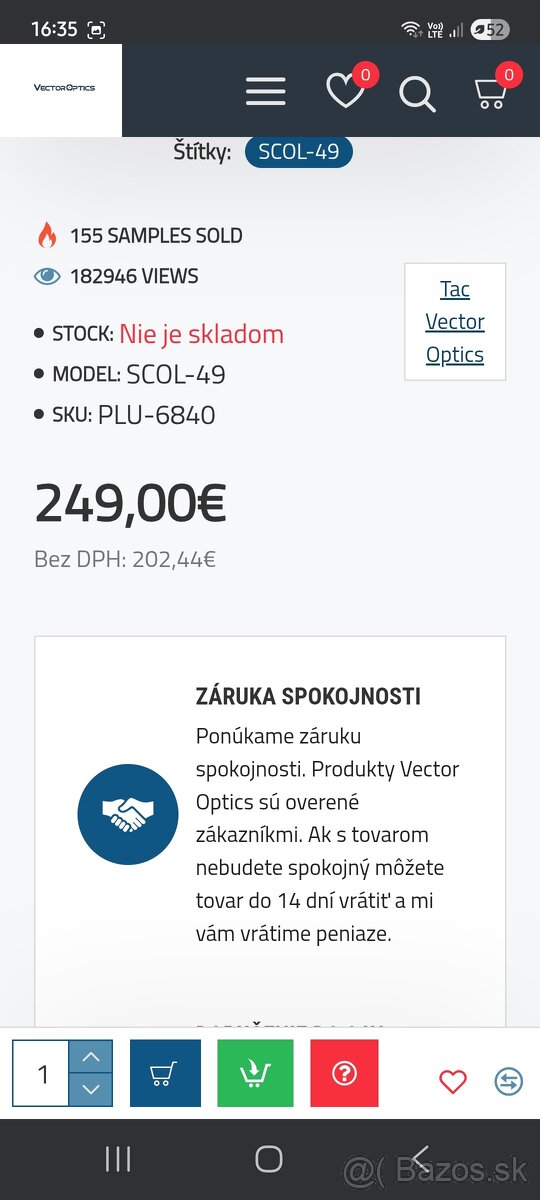 PUŠKOHLAD VECTOR VEYRON