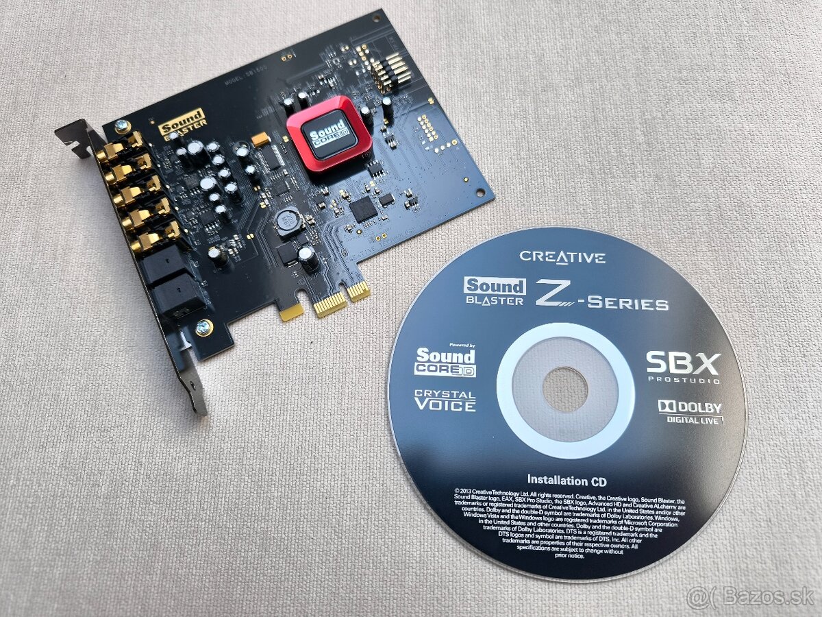 Predám Sound Blaster Z series