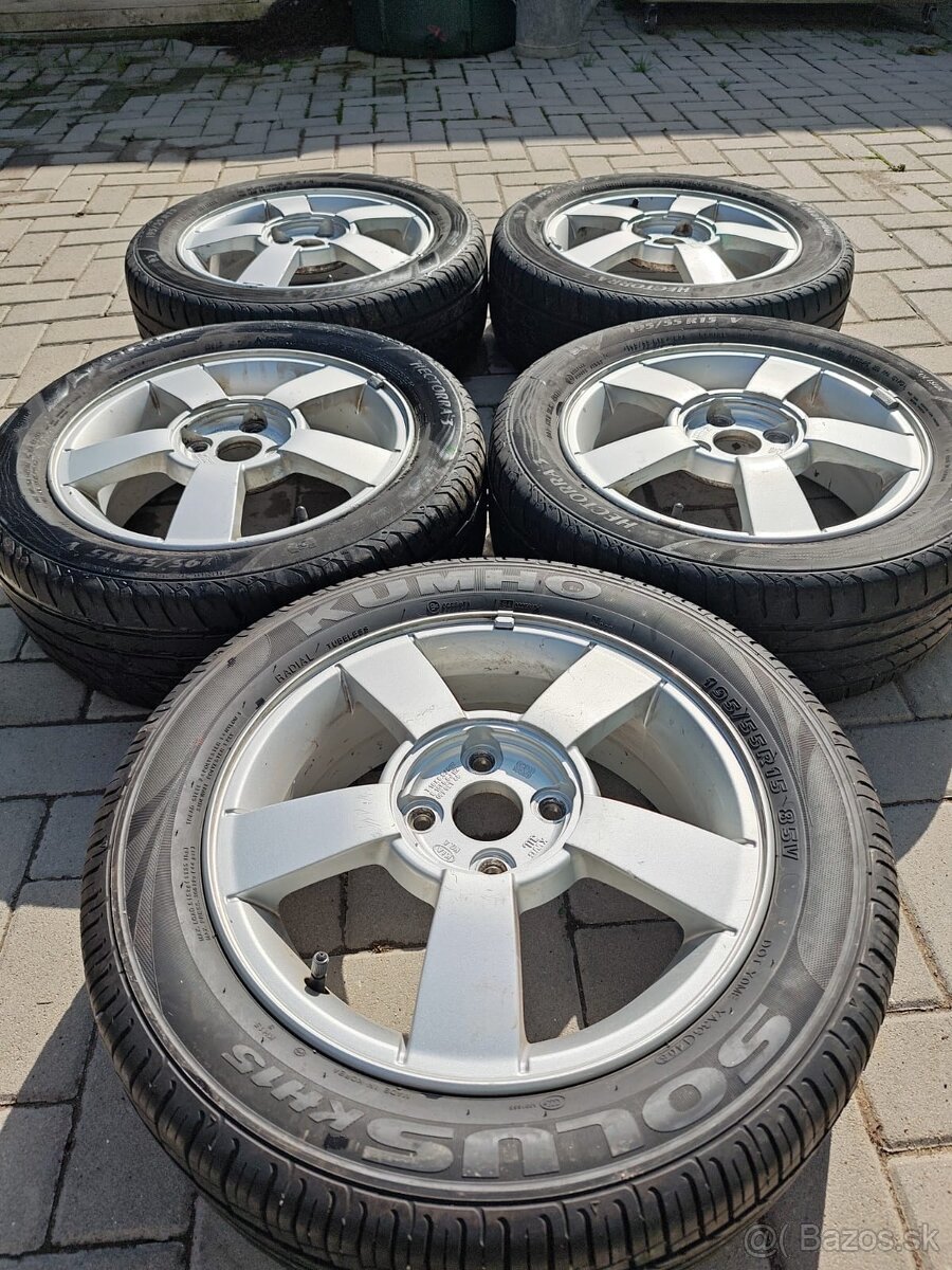 Originálne hliníkové disky Kia Rio II – 5 ks s pneumatikami