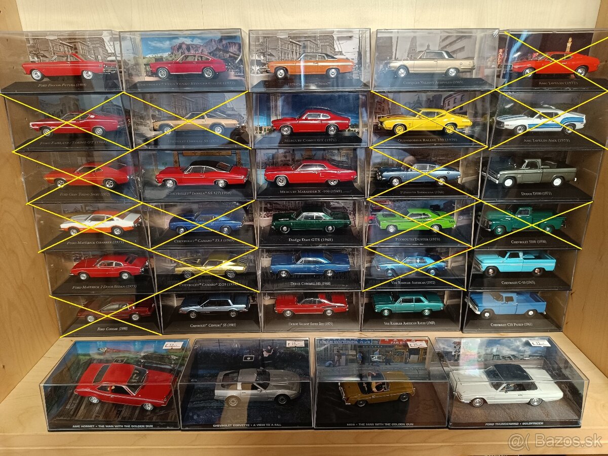 AUTOMODELY 1:43 – časť 4 (USA cars)