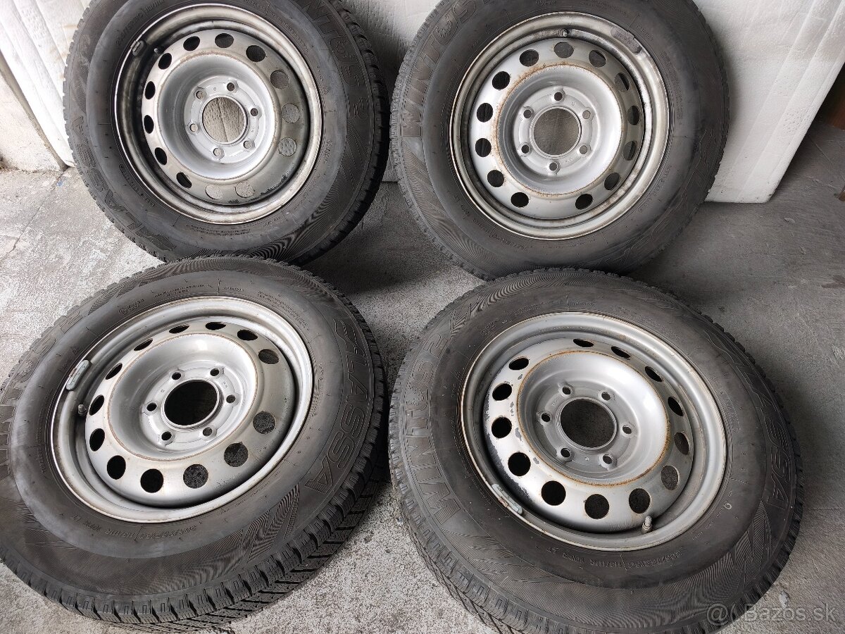 zimné kolesá 6x139,7 r16 Hyundai H1 pneumatiky 205/75 r16C