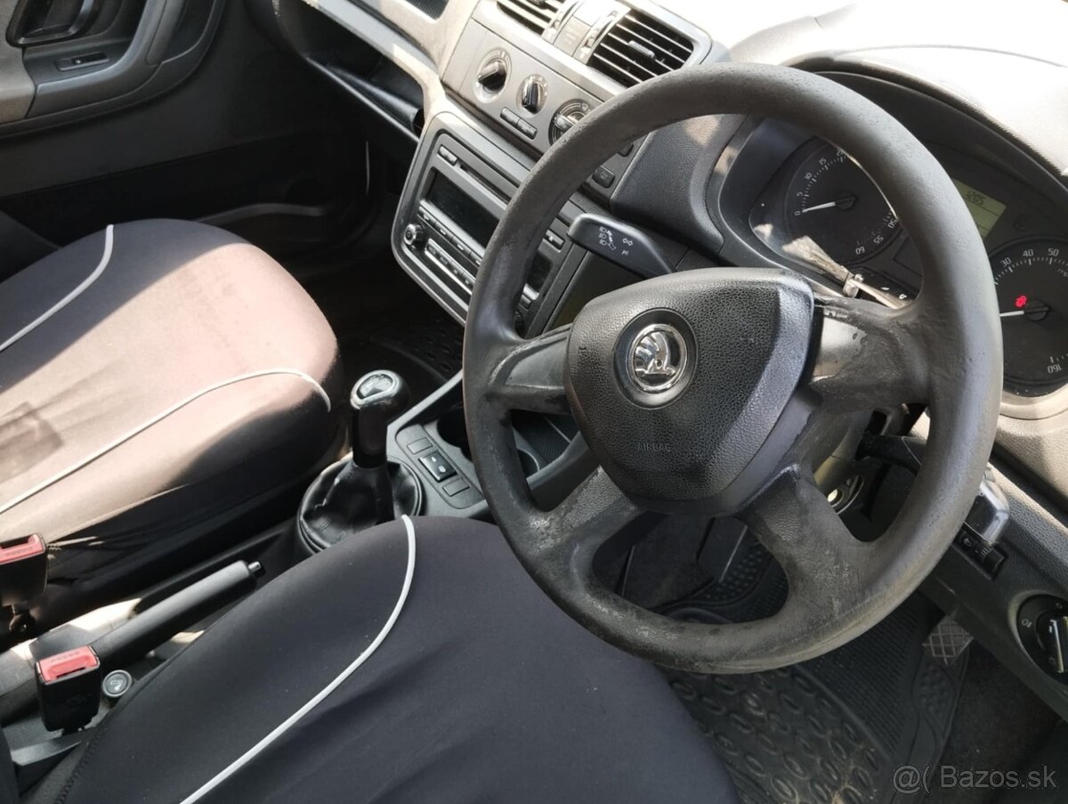 predam sedadla, airbag, interier, škoda fabia 2