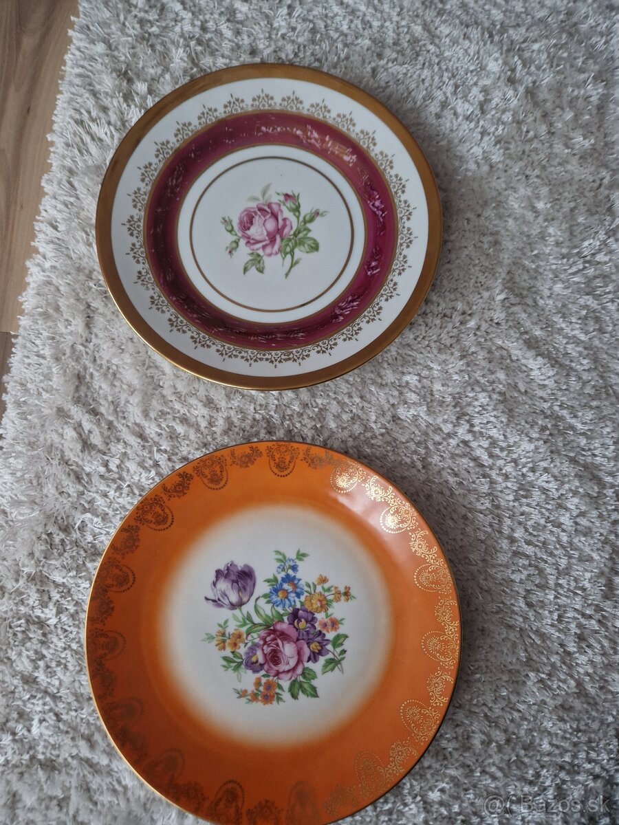 2x dekorativne porcelanove taniere