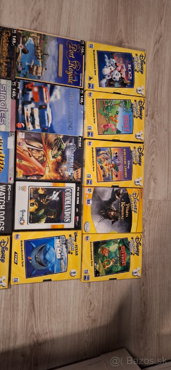 Predám CD hry na PC – Disney klasiky aj akčné tituly 🎮✨