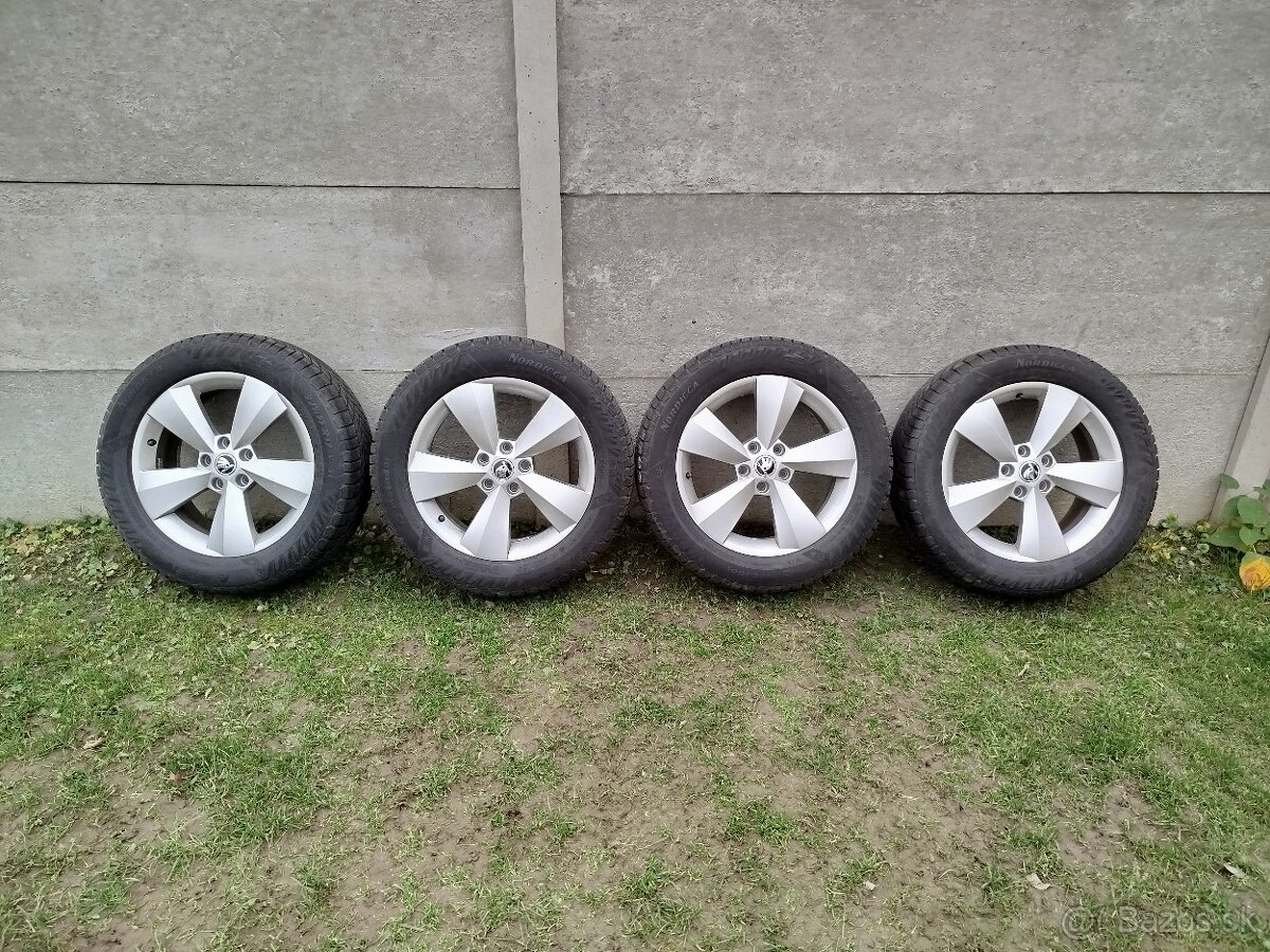 Zimná sada alu 5x112R17,Śkoda,Seat,WV