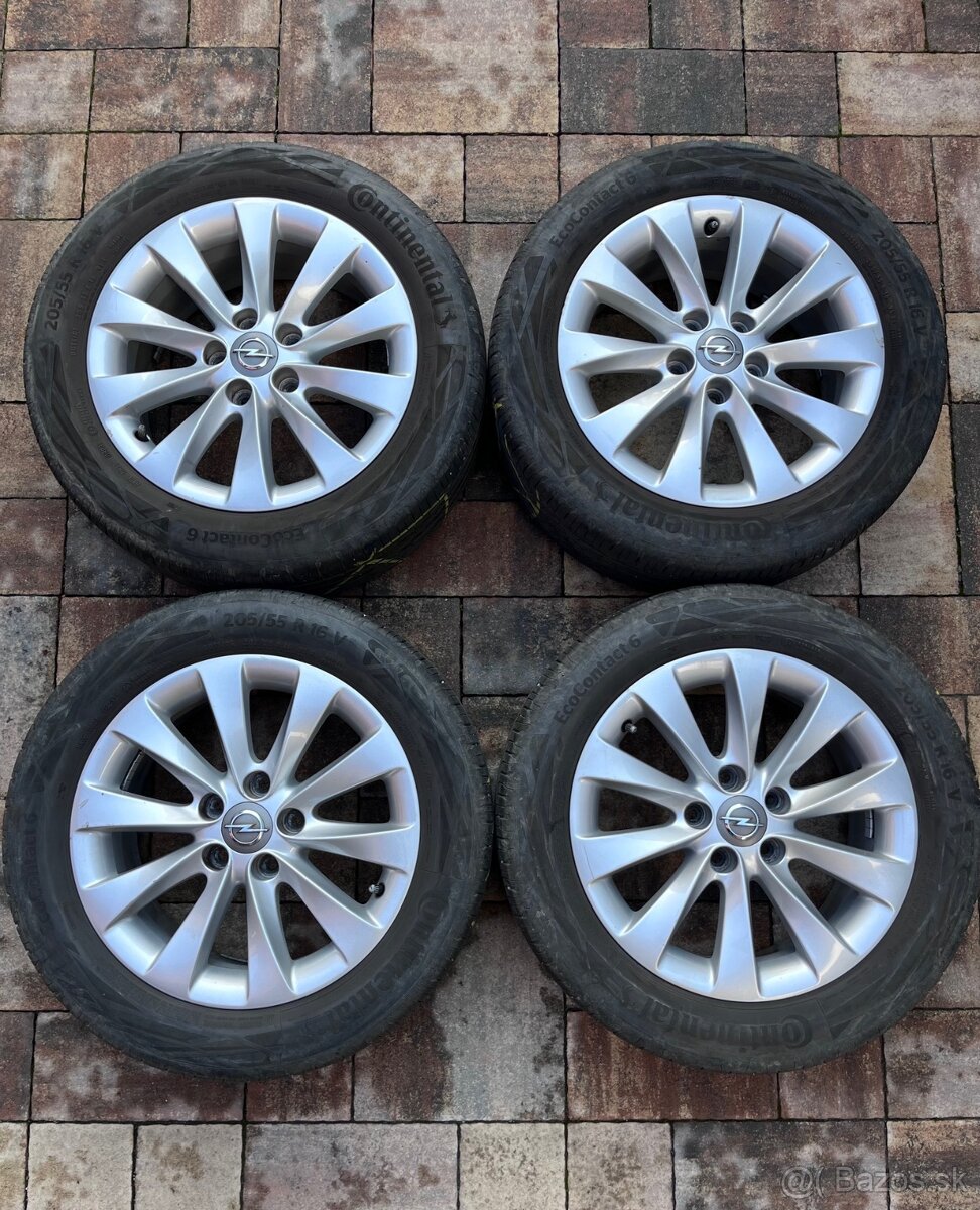 Orig. hliníkové disky Opel R16, 5x110
