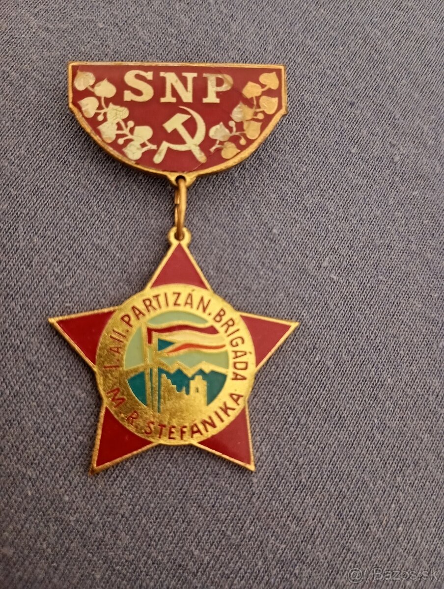 partizansky odznak M.R. Štefanika
