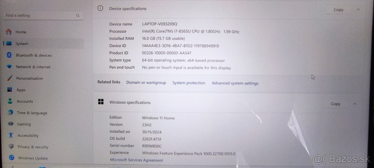 Lenovo yoga notebook S940-14IWL