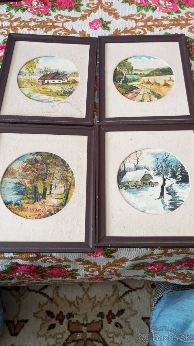 Obrazy 4 ročne obdobia 4 k.
