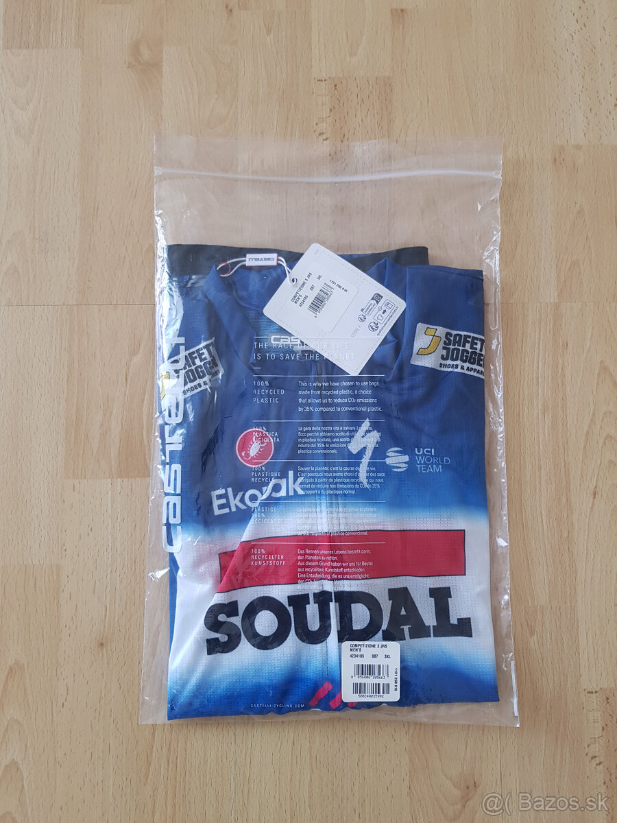 Dres Castelli Soudal Quick-Step 3XL, nový