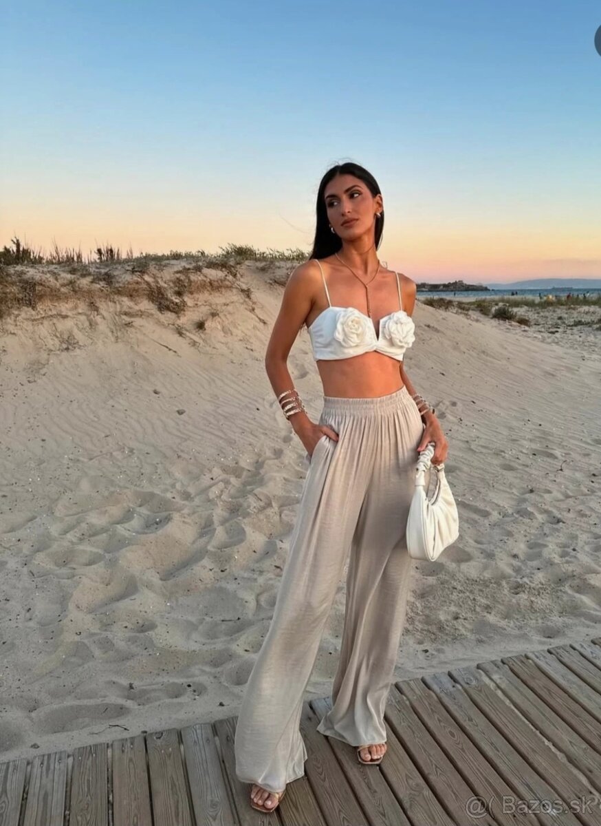 ZARA voľné nohavice