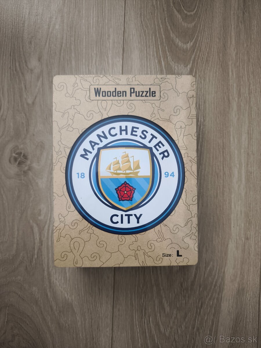 Drevené Puzzle Manchester City