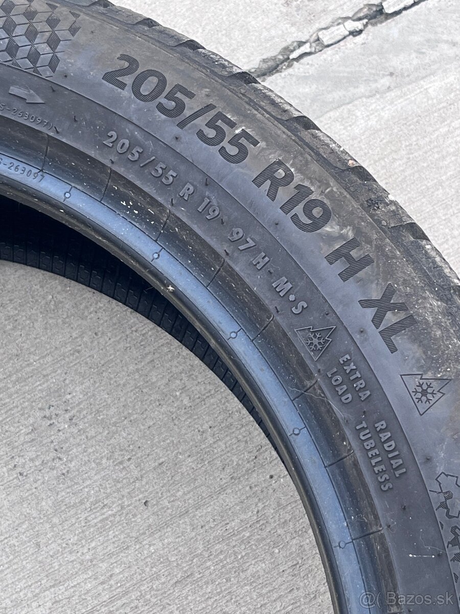 Zimné pneu CONTINENTAL 205/55 R19