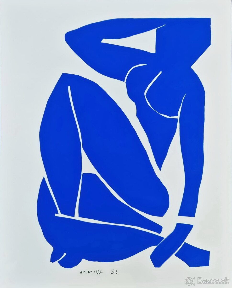 Henri Matisse - Modrý akt III (bez rámu)