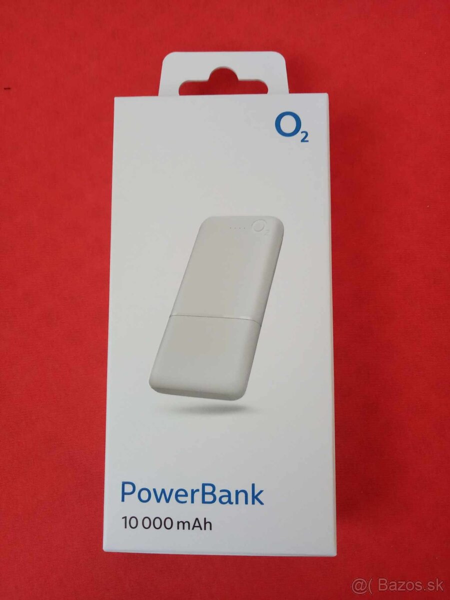 ÚPLNE NOVÁ ORIGINÁL ZABALENÁ POWERBANKA O2=10 000mAh