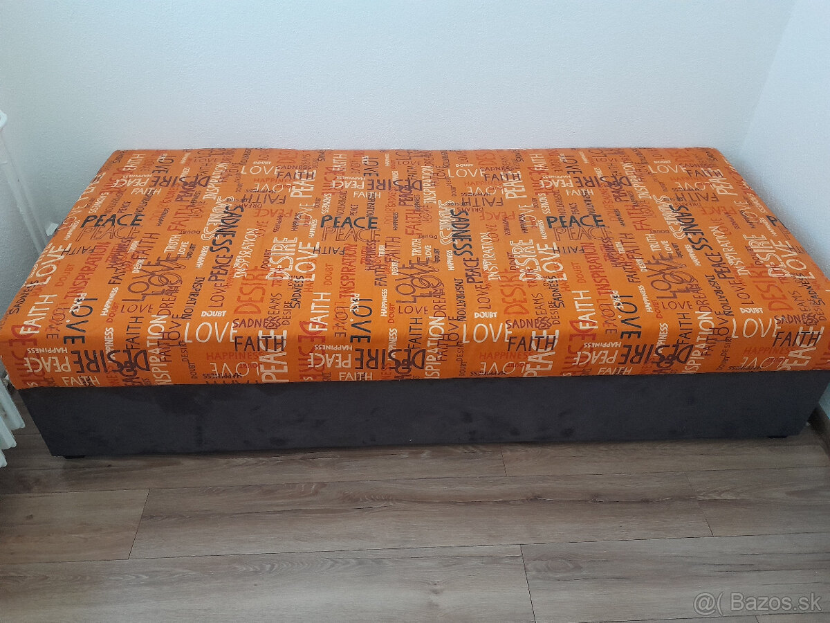 Posteľ s úložným priestorom 90x200 cm