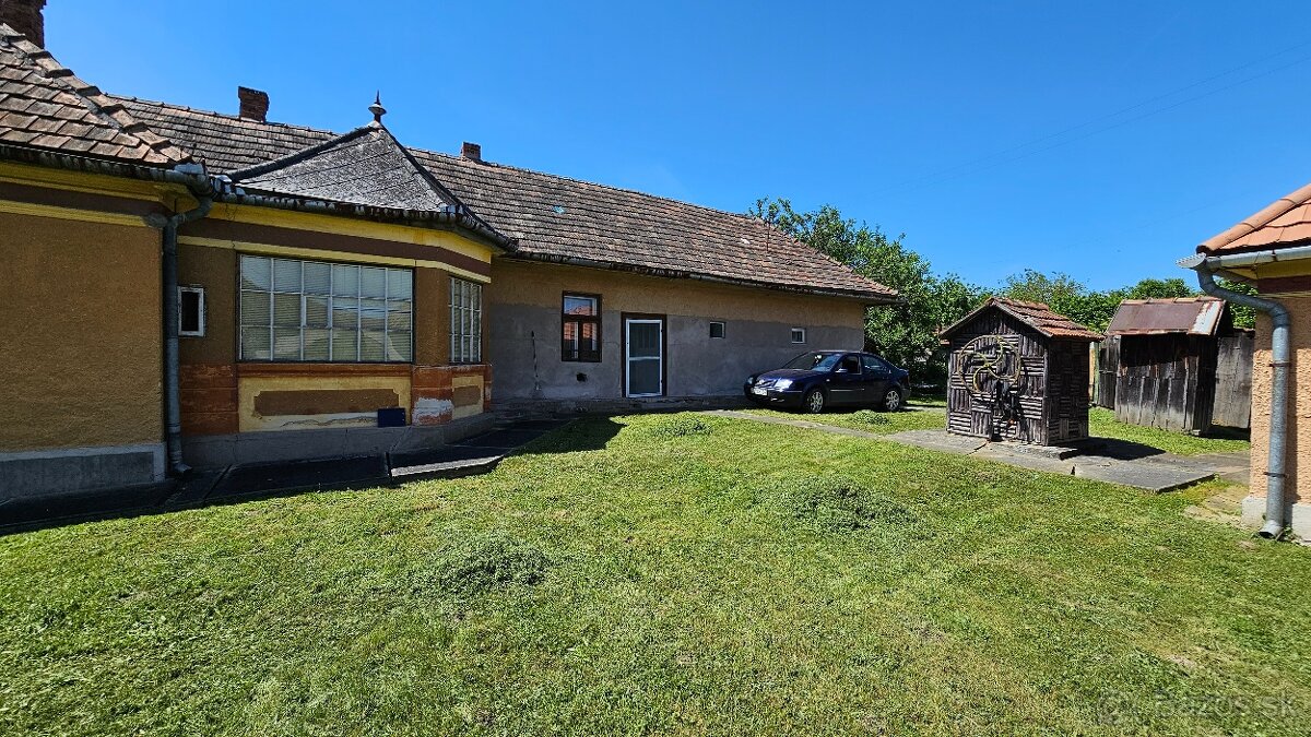 Bózsva - 3 izbový dom s veľkým pozemkom