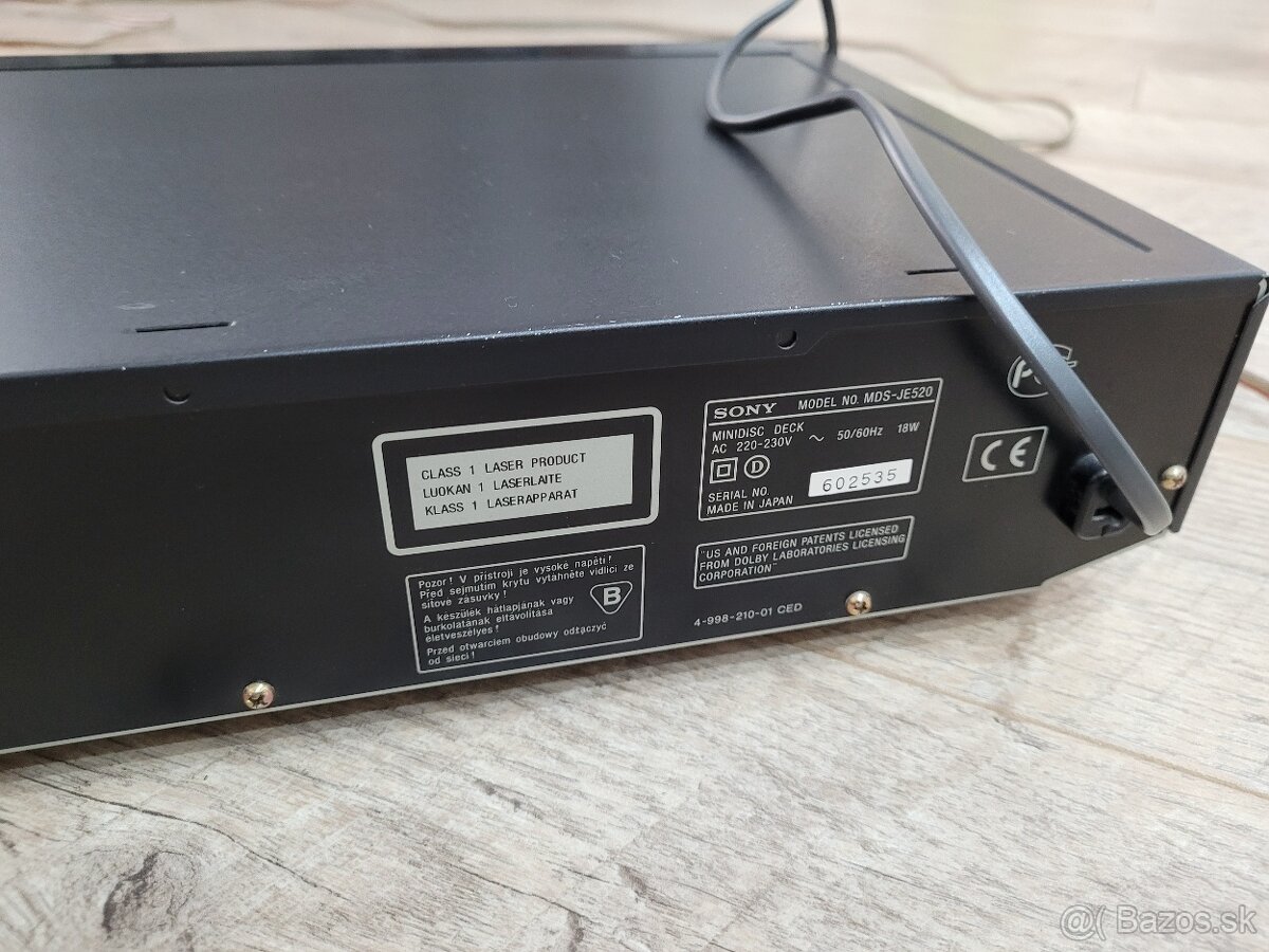 Sony minidisc