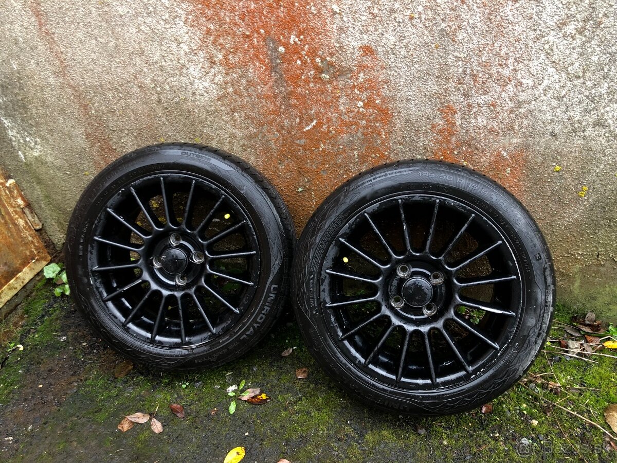 Disky R15 195/50 rozteč 4x100 iba 2ks