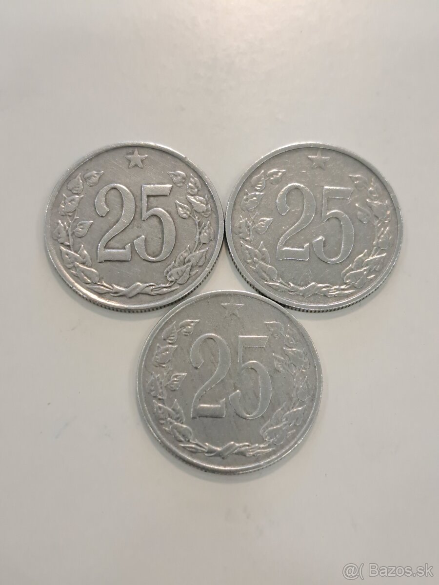 Mince 25 halierov