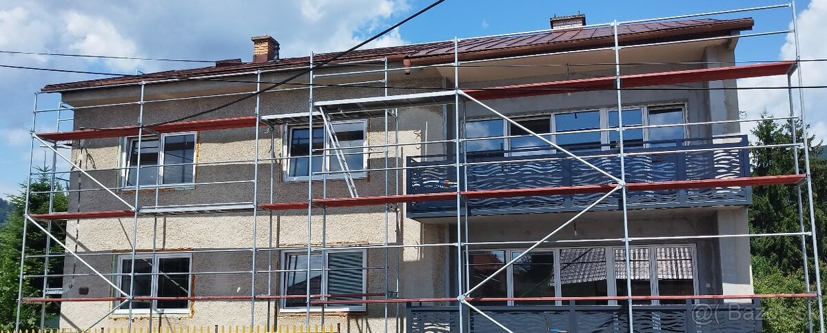 Predám nové pozinkované fasádne lešenie 99m2